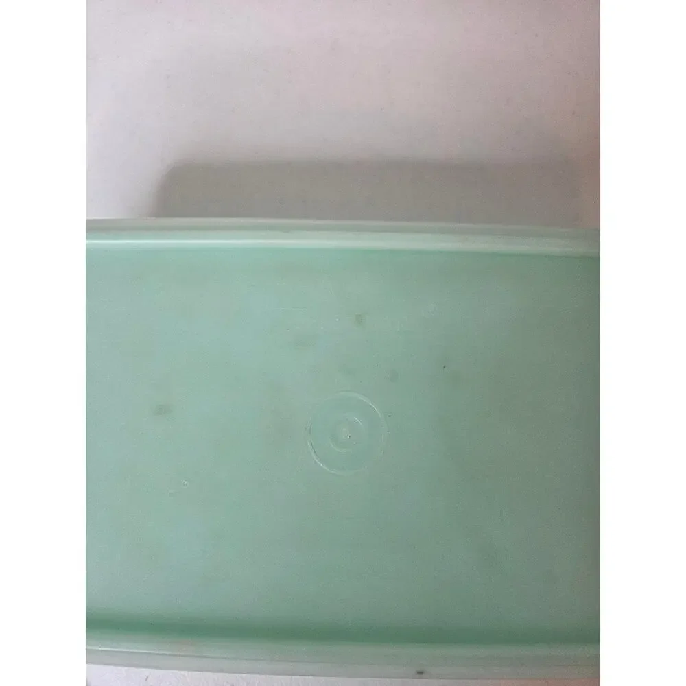 Tupperware Jadeite Bread Keeper #782-2 w/ Lid Vintage Green Retro Kitchen